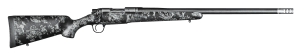 Christensen Arms 8010614300 Ridgeline FFT Full Size 7mm Rem 3+1 22″ Stainless Threaded Barrel  Stainless Drilled & Tapped Aluminum Receiver  Black w/Gray Accents Fixed Sporter Carbon Fiber Stock  Right Hand