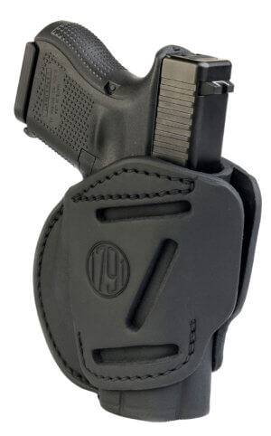 1791 Gunleather 3WH3SBLA 3-Way IWB/OWB Size 03 Stealth Black Leather Belt Loop Compatible w/ Glock 26 Compatible w/ Ruger LC9 Compatible w/ S&W M&P Shield Ambidextrous Hand 1791 Gunleather 3WH3SBLA 3-Way IWB/OWB Size 03 Stealth Black Leather Belt Loop Compatible w/ Glock 26 Compatible w/ Ruger LC9 Compatible w/ S&W M&P Shield Ambidextrous Hand