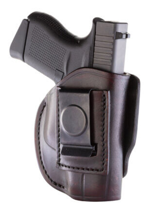 1791 Gunleather 4WH2SBRR 4-Way IWB/OWB Size 02 Signature Brown Leather Belt Clip Compatible w/Ruger LCP/S&W Bodyguard/Glock 42/43/43X Right Hand 1791 Gunleather 4WH2SBRR 4-Way IWB/OWB Size 02 Signature Brown Leather Belt Clip Compatible w/Ruger LCP/S&W Bodyguard/Glock 42/43/43X Right Hand