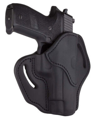 1791 Gunleather BH23SBLR BH2.3 OWB Size 2.3 Stealth Black Leather Belt Slide Compatible w/Glock 17/Sig P226/HK VP9 Right Hand 1791 Gunleather BH23SBLR BH2.3 OWB Size 2.3 Stealth Black Leather Belt Slide Compatible w/Glock 17/Sig P226/HK VP9 Right Hand