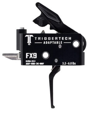 TriggerTech ARFTBB36NNF Adaptable Two-Stage Flat Trigger with 3.50-6 lbs Draw Weight & Black PVD Finish for FN FX9 TriggerTech ARFTBB36NNF Adaptable Two-Stage Flat Trigger with 3.50-6 lbs Draw Weight & Black PVD Finish for FN FX9