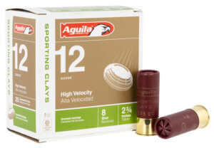 Aguila 1CHB1286 Sporting Clays High Velocity 12Gauge 2.75″ 1oz 8Shot 25rd Box Aguila 1CHB1286 Sporting Clays High Velocity 12Gauge 2.75″ 1oz 8Shot 25rd Box