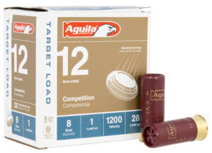 Aguila 1CHB1305 Target Load Competition 12 Gauge 2.75″ 1 oz 8 Shot 25rd Box Aguila 1CHB1305 Target Load Competition 12 Gauge 2.75″ 1 oz 8 Shot 25rd Box