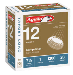 Aguila 1CHB1304 Target Load Competition 12Gauge 2.75″ 1oz 7.5Shot 25rd Box Aguila 1CHB1304 Target Load Competition 12Gauge 2.75″ 1oz 7.5Shot 25rd Box