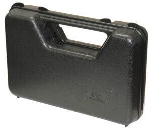 MTM Case-Gard 803R Single Handgun Case  made of Polypropylene w/ Black Finish Foam Padding Hinge & Latches 9″ x 5.60″ x 2″ Interior Dimensions