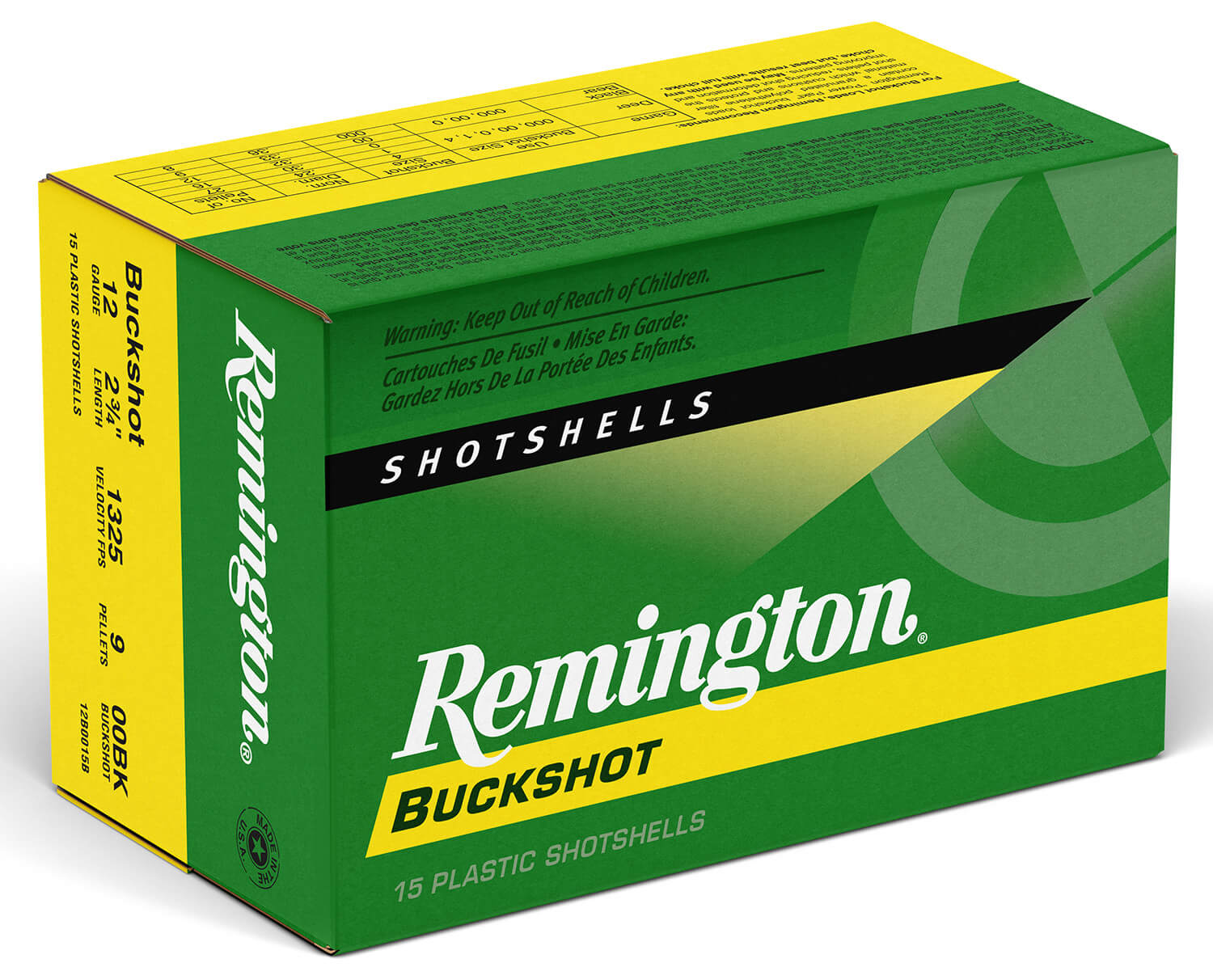 Remington Ammunition 26876 Express Buckshot 12 Gauge 2.75″ 00 Buck Shot 15 Per Box/ 5 Cs Remington Ammunition 26876 Express Buckshot 12 Gauge 2.75″ 00 Buck Shot 15 Per Box/ 5 Cs