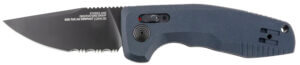 S.O.G SOG15380857 SOG-TAC Auto Compact 2.94″ Folding Straight Back Part Serrated Black TiNi Cryo D2 Steel Blade Black Micro-Textured Anodized Aluminum Handle Includes Pocket Clip S.O.G SOG15380857 SOG-TAC Auto Compact 2.94″ Folding Straight Back Part Serrated Black TiNi Cryo D2 Steel Blade Black Micro-Textured Anodized Aluminum Handle Includes Pocket Clip