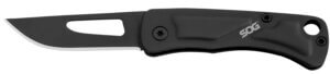 S.O.G SOGCE1002C Centi I 1.40″ Folding Straight Back Plain Black Hardcased Stainless Steel Blade/Black Stainless Steel Handle S.O.G SOGCE1002C Centi I 1.40″ Folding Straight Back Plain Black Hardcased Stainless Steel Blade/Black Stainless Steel Handle