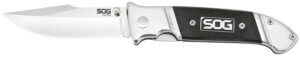 S.O.G SOGFF38CP Fielder 3.30″ Folding Clip Point Plain Satin 7Cr17MoV SS Blade Black G10 Handle Includes Belt Clip S.O.G SOGFF38CP Fielder 3.30″ Folding Clip Point Plain Satin 7Cr17MoV SS Blade Black G10 Handle Includes Belt Clip
