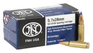 FN 10700017 High Performance  5.7x28mm 40gr Hornady V Max 50rd Box