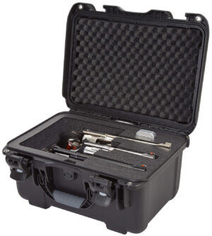 Nanuk 918REV01 918 3 Up Revolver Case Black Polymer with Foam Padding & Latches 14.90″ L x 9.80″ W x 8.60″ H Interior Dimensions Nanuk 918REV01 918 3 Up Revolver Case Black Polymer with Foam Padding & Latches 14.90″ L x 9.80″ W x 8.60″ H Interior Dimensions
