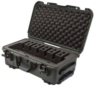Nanuk 9356UP6 935 6 Up Pistol Case Olive Polymer with Closed-Cell Foam Padding 22″ L x 14″ W x 9″ H Interior Dimensions Nanuk 9356UP6 935 6 Up Pistol Case Olive Polymer with Closed-Cell Foam Padding 22″ L x 14″ W x 9″ H Interior Dimensions