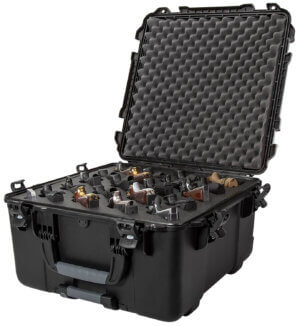 Nanuk 96820UP1 968 20 Up Gun Case Black Polymer with Closed-Cell Foam Padding Wheels & Handle 21.50″ L ? 21.50″ W ? 11.80″ H Interior Dimensions Nanuk 96820UP1 968 20 Up Gun Case Black Polymer with Closed-Cell Foam Padding Wheels & Handle 21.50″ L ? 21.50″ W ? 11.80″ H Interior Dimensions