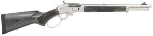 Marlin 70450 1895 Trapper Full Size 45-70 Gov 5+1 16.10ā³ Polished Stainless Steel Threaded Barrel Polished Stainless Stainless Steel Receiver Fixed Black Laminate Stock Marlin 70450 1895 Trapper Full Size 45-70 Gov 5+1 16.10ā³ Polished Stainless Steel Threaded Barrel Polished Stainless Stainless Steel Receiver Fixed Black Laminate Stock