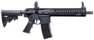 Crosman CFAR1B Full Auto R1 Air Rifle CO2 177 25rd Black Smooth Bore Steel Barrel Black Receiver Compatible w/4.5mm Steel BB Adjustable Stock AR Compatible Buffer Tube & Pistol Grip Quad Forearm Accessory Rail Crosman CFAR1B Full Auto R1 Air Rifle CO2 177 25rd Black Smooth Bore Steel Barrel Black Receiver Compatible w/4.5mm Steel BB Adjustable Stock AR Compatible Buffer Tube & Pistol Grip Quad Forearm Accessory Rail