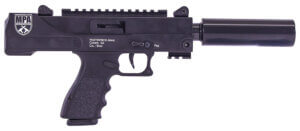 MasterPiece Arms 30DMGBLK Defender Top Cocking TB 9mm Luger 17+1 4.50″ Threaded Barrel Overall Black Cerakote Finish Picatinny Accessory Rail Black Aluminum Grip Accepts 17rd & 33rd Glock Magazines Only Includes Polymer Case MasterPiece Arms 30DMGBLK Defender Top Cocking TB 9mm Luger 17+1 4.50″ Threaded Barrel Overall Black Cerakote Finish Picatinny Accessory Rail Black Aluminum Grip Accepts 17rd & 33rd Glock Magazines Only Includes Polymer Case