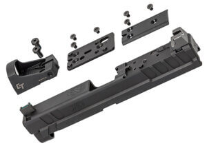 Springfield Armory XD4903 XD OSP  Fits Springfield XD 9mm Luger  Black Steel  Suppressor Height Night Sights Includes Crimson Trace Red Dot & Cover Plate