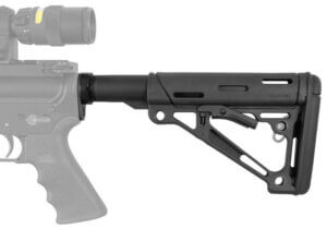 Hogue 15045 OverMolded Collapsible Buttstock Black OverMolded Rubber Black & Mil-Spec Tube for AR15 M16 M4 Hogue 15045 OverMolded Collapsible Buttstock Black OverMolded Rubber Black & Mil-Spec Tube for AR15 M16 M4
