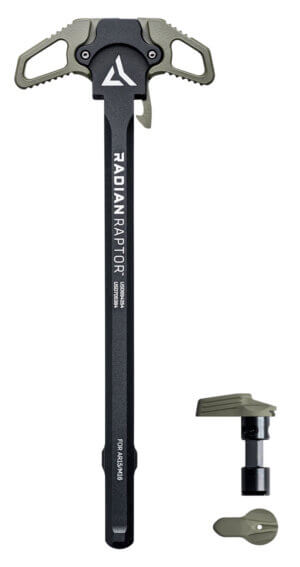Radian Weapons R0665 Raptor  Charging Handle & 45/90 Talon Safety  Radian OD  Ambi Controls  Fits Mil-Spec AR-15/M16 Platform