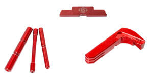 Cross Armory CRG4OKRD 3 Piece Kit Extended Compatible w/Glock Gen4 Red Anodized Steel/Aluminum Pistol Cross Armory CRG4OKRD 3 Piece Kit Extended Compatible w/Glock Gen4 Red Anodized Steel/Aluminum Pistol