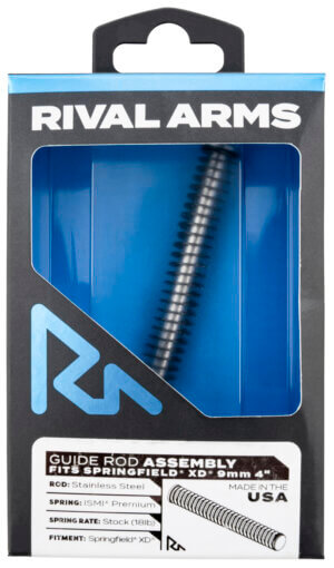 Rival Arms RARA50A101S Guide Rod Assembly Guide Rod Assembly Stainless Steel for Springfield XD-9 Rival Arms RARA50A101S Guide Rod Assembly Guide Rod Assembly Stainless Steel for Springfield XD-9