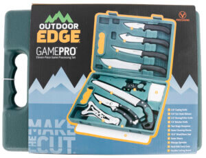 Outdoor Edge GP1 Game Pro Game Processor Kit 420J2 Stainless Steel Black Nonslip TPR Outdoor Edge GP1 Game Pro Game Processor Kit 420J2 Stainless Steel Black Nonslip TPR