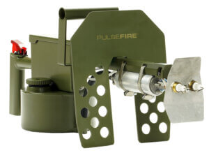 Exothermic Technologies PFLRT Pulsefire LRT Green Powder Coated Aluminum/Brass/Viton 25 ft Flame Range 25.70″ Long Fuel Gasoline/Gasoline Diesel Mix Includes Battery/Battery Charger Exothermic Technologies PFLRT Pulsefire LRT Green Powder Coated Aluminum/Brass/Viton 25 ft Flame Range 25.70″ Long Fuel Gasoline/Gasoline Diesel Mix Includes Battery/Battery Charger