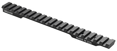 Weaver Mounts 99611 Multi-Slot Base Extended Black Anodized Aluminum Fits Savage Axis I/II Post-June 2021 20 MOA Weaver Mounts 99611 Multi-Slot Base Extended Black Anodized Aluminum Fits Savage Axis I/II Post-June 2021 20 MOA