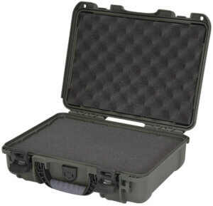 Nanuk 9101006 910 Waterproof Olive Resin with Foam Padding & Airline Approved 13.20″ L x 9.20″ W x 4.10″ H Interior Dimensions Nanuk 9101006 910 Waterproof Olive Resin with Foam Padding & Airline Approved 13.20″ L x 9.20″ W x 4.10″ H Interior Dimensions