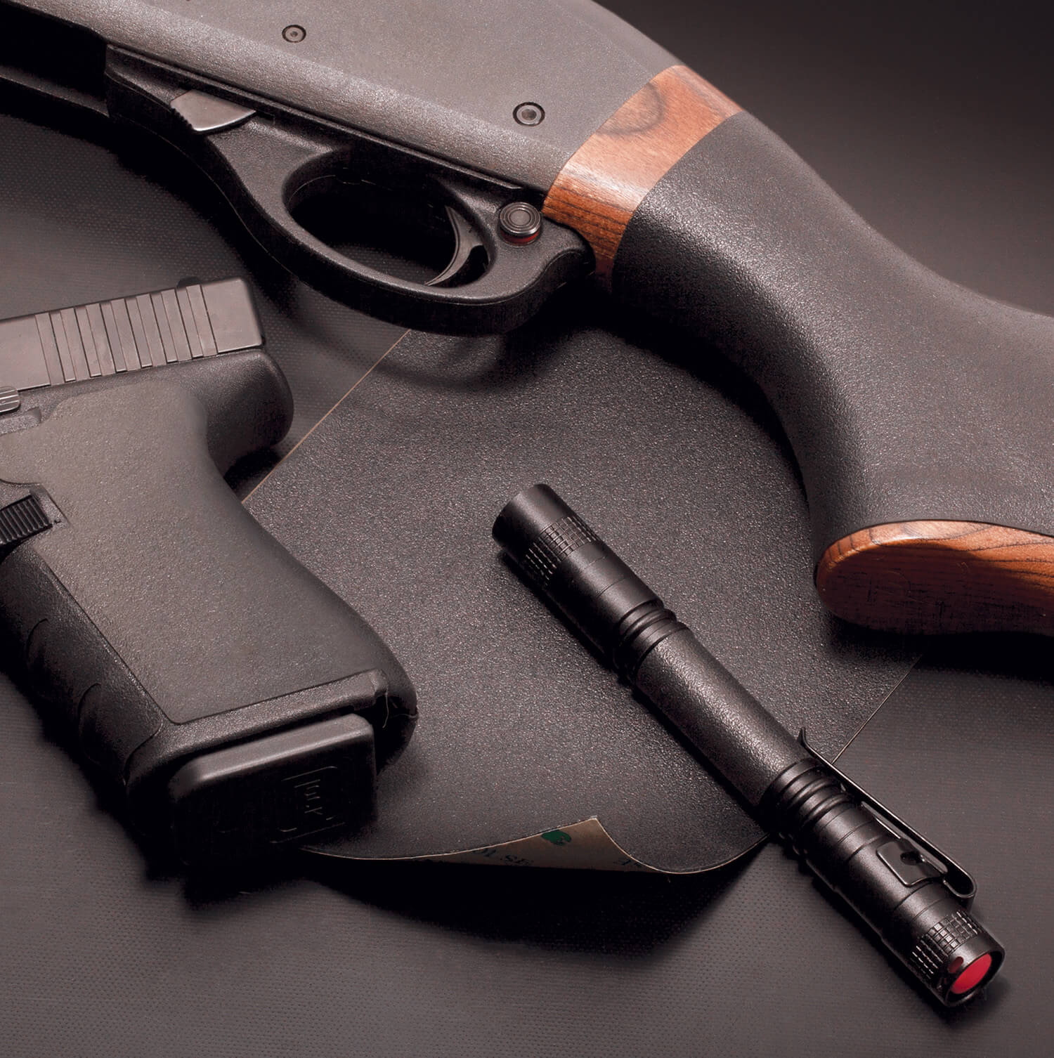 Hogue 17070 D.I.Y. Wrapter Adhesive Grip made of Rubber with Black Finish Grain Texture & 5″x 6.75″ Dimensions for Firearms Hogue 17070 D.I.Y. Wrapter Adhesive Grip made of Rubber with Black Finish Grain Texture & 5″x 6.75″ Dimensions for Firearms