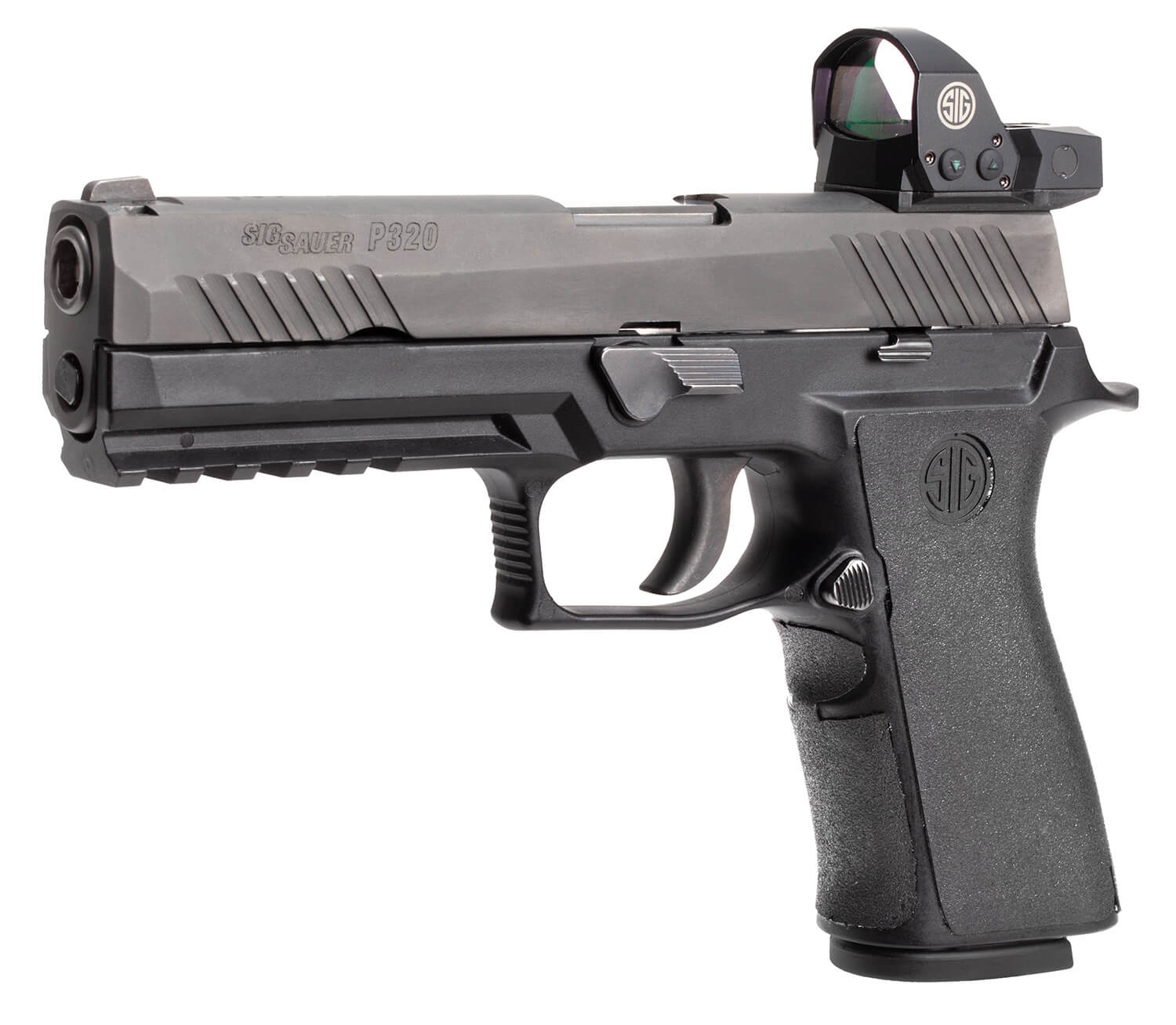 Hogue 17680 Wrapter Adhesive Grip made of Rubber with Black Finish & Grain Texture for Sig P320 Full Size with Medium X Series Module Hogue 17680 Wrapter Adhesive Grip made of Rubber with Black Finish & Grain Texture for Sig P320 Full Size with Medium X Series Module