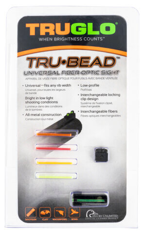 TruGlo TG949B Truā¢Bead Universal   Black |  Green/Red/Yellow/Orange  Fiber Optic Front Sight TruGlo TG949B Truā¢Bead Universal   Black |  Green/Red/Yellow/Orange  Fiber Optic Front Sight