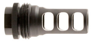 SilencerCo AC1733 ASR Muzzle Brake Black Steel with 5/8″-24 tpi Threads for 458 Cal