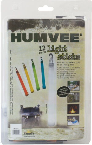 Humvee Adventure Gear HMV6FP10 Light Stick Family Pack Multi Color 6″ Weather Proof 10 Lights Humvee Adventure Gear HMV6FP10 Light Stick Family Pack Multi Color 6″ Weather Proof 10 Lights