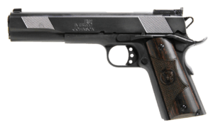Iver Johnson Arms EAGLEXL45 Eagle XL Deluxe Full Size Frame 45 ACP 8+1 6″ Stainless Steel Barrel Matte Blued Serrated Steel Slide Matte Blued Steel Frame w/Beavertail Diamondwood Walnut w/Integrated Logo Grip Iver Johnson Arms EAGLEXL45 Eagle XL Deluxe Full Size Frame 45 ACP 8+1 6″ Stainless Steel Barrel Matte Blued Serrated Steel Slide Matte Blued Steel Frame w/Beavertail Diamondwood Walnut w/Integrated Logo Grip