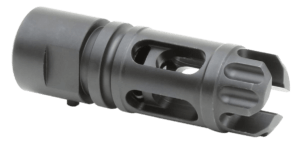 Griffin Armament XHP762FCM Gate-LOK Flash Comp Black Nitride 17-4 Stainless Steel with 5/8″-24 tpi Threads  2.77″ OAL & .863″ Diameter for 30 Cal 30SD  M4SD Silencers & QD Blast Shield