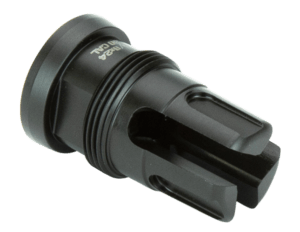 Griffin Armament TMMFH5824 Minimalist Taper Mount Flash Suppressor Black 17-4 Stainless Steel with 5/8″-24 tpi Threads  1.80″ OAL &  1.07″ Diameter for 30 Cal