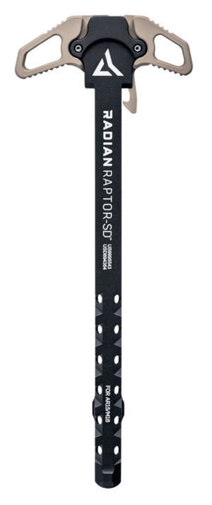 Radian Weapons R0066 Raptor-SD Raptor SD Changing Handle AR-15/M16 7075 Aluminum Ported Shaft Mil-Spec Flat Dark Earth Anodized Finish
