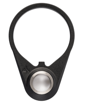 Radian Weapons R0078 Ultralight QD End Plate Fits AR-15/M16  Billet 6061-T6 Aluminum w/Titanium QD Swivel Cup  Black Anodized Finish