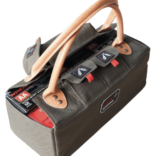 GPS Bags 1255TOT Shotgun Shell Tote  Olive 12 Gauge Capacity 6 Boxes