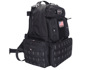 GPS Bags T1913BPP Tactical Backpack PRYM1 Blackout 1000D Polyester 4 Handguns