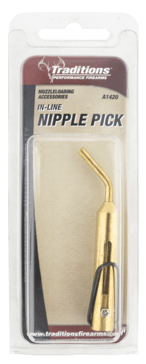 Traditions A1420 Nipple Pick Retractable In-Line Rifle Brass 1 Traditions A1420 Nipple Pick Retractable In-Line Rifle Brass 1