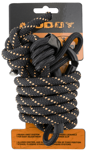 Muddy MUDMSA070 Safety Harness Lineman’s Rope Black Nylon