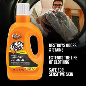 Dead Down Wind 112018 Laundry Detergent  Odor Eliminator Unscented Scent 20 oz Jug