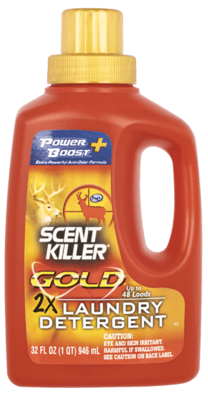 Wildlife Research 1249 Scent Killer Gold Laundry Detergent Odor Eliminator Odorless Scent 32oz Bottle Wildlife Research 1249 Scent Killer Gold Laundry Detergent Odor Eliminator Odorless Scent 32oz Bottle