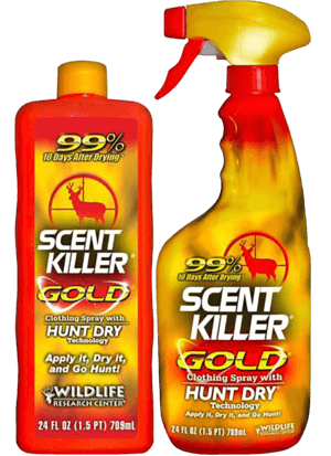 Wildlife Research 1259 Scent Killer Gold Combo Odorless Scent 24 oz Trigger Spray Wildlife Research 1259 Scent Killer Gold Combo Odorless Scent 24 oz Trigger Spray