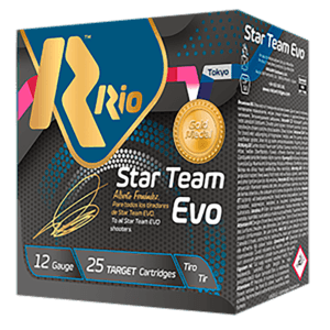 Rio Ammunition STT28LT8 Star Team EVO  12 Gauge 2.75″ 1 oz 8 Shot 25rd Box/10 Cs