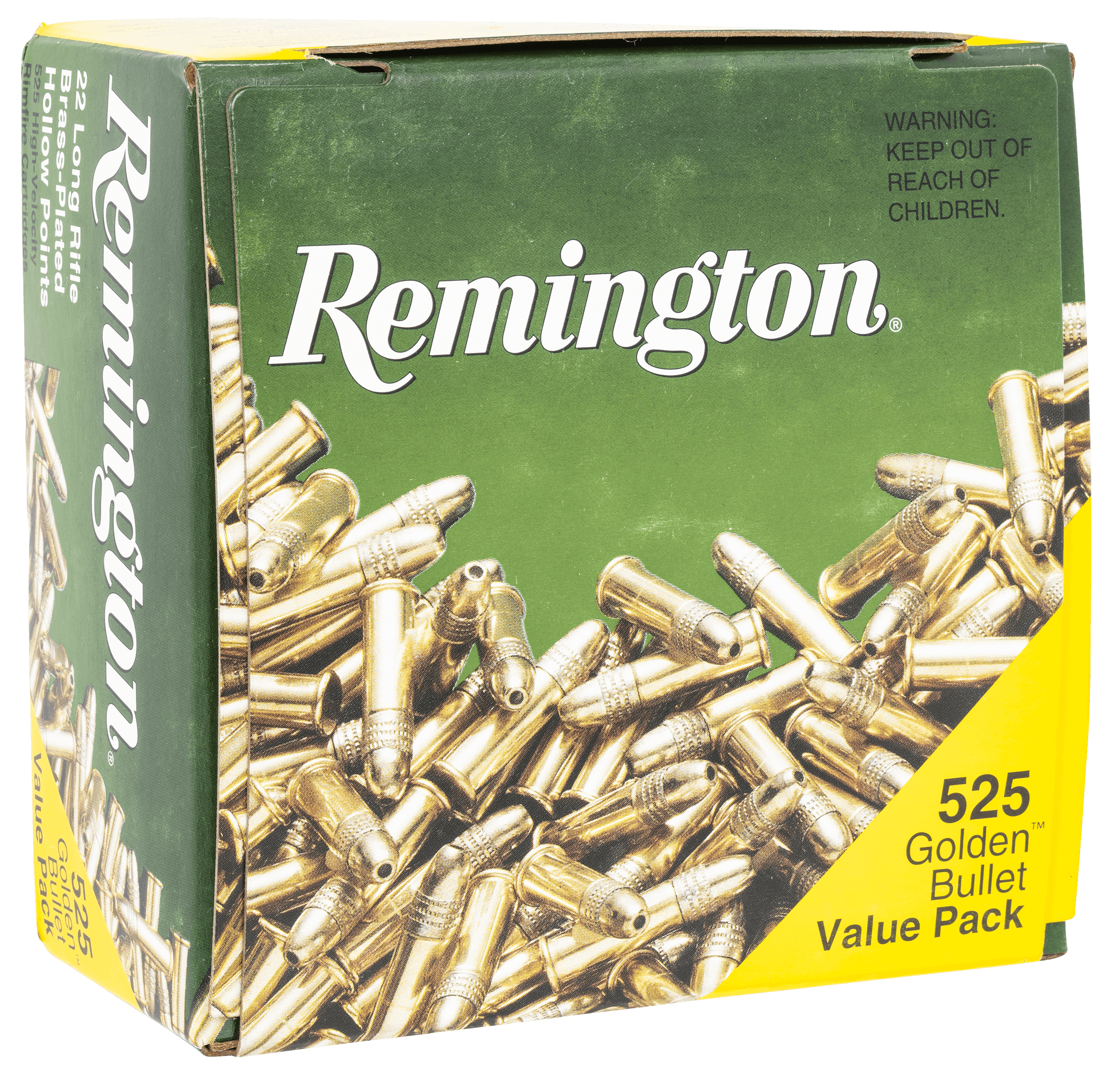 Remington Ammunition 21250 Golden Bullet Value Pack 22 LR 36 gr Hollow Point 525rd Box/ 12 Cs