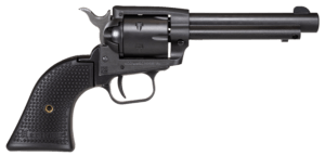 Heritage Mfg SRR22BS4PG Rough Rider 22 LR 6 Shot 4.75″ Black Satin Steel Barrel Frame & Cylinder Black Polymer Grip Manual Thumb Safety Exposed Hammer Heritage Mfg SRR22BS4PG Rough Rider 22 LR 6 Shot 4.75″ Black Satin Steel Barrel Frame & Cylinder Black Polymer Grip Manual Thumb Safety Exposed Hammer