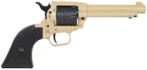 Heritage Mfg SRR22V4 Rough Rider 22 LR 6 Shot 4.75″ Sabre Sand Cerakote Steel Barrel Sabre Sand Cerakote Steel Frame Black Satin Cylinder Black Polymer Grip Hammer/Thumb Safety Exposed Hammer Heritage Mfg SRR22V4 Rough Rider 22 LR 6 Shot 4.75″ Sabre Sand Cerakote Steel Barrel Sabre Sand Cerakote Steel Frame Black Satin Cylinder Black Polymer Grip Hammer/Thumb Safety Exposed Hammer